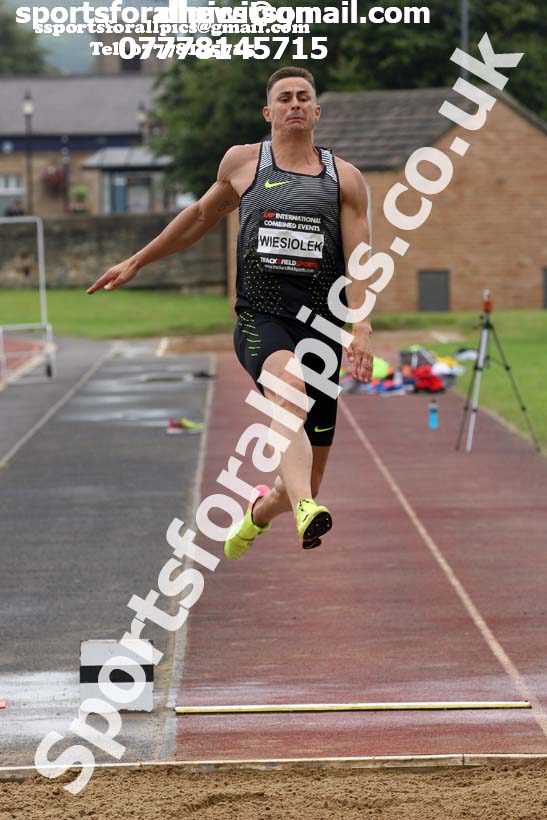 Mens decathlon long jump, EAP International Cominted Events, Hexham. Photo: David T. Hewitson/Sports for All Pics